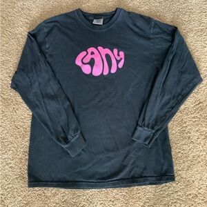Black Long Sleeve with Pink “Lany” Logo